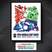 FIFA发布世界杯官方赛事海报：由美加墨三国艺术家共同设计