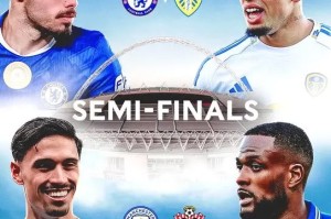 bob半岛体育官方网站-足总杯半决赛对阵：曼城战南安普顿 切尔西对阵利兹联